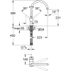 Смеситель Grohe Minta (черный) [32917KS0]