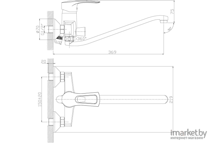 Смеситель Rossinka Silvermix T40-34