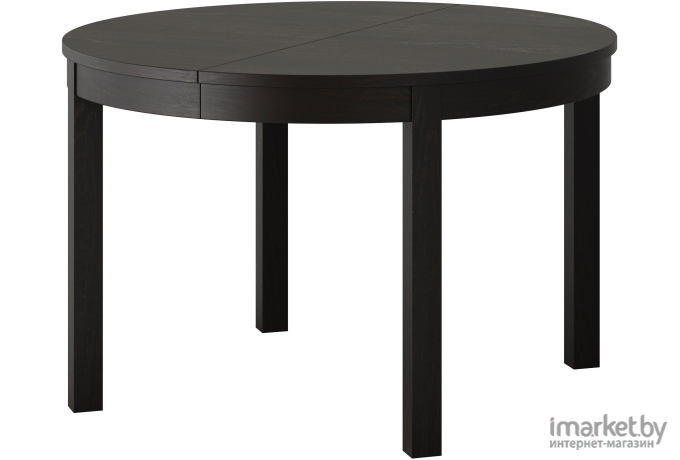 Обеденный стол Ikea Бьюрста черно-коричневый [403.588.27]