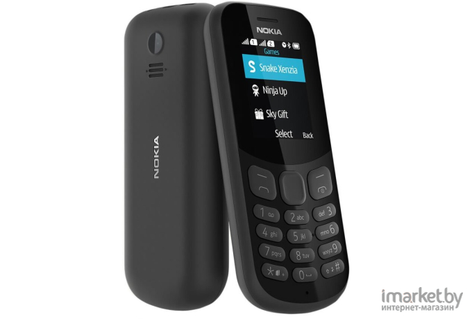 Мобильный телефон Nokia 130 Dual SIM Black 2017 [TA-1017]