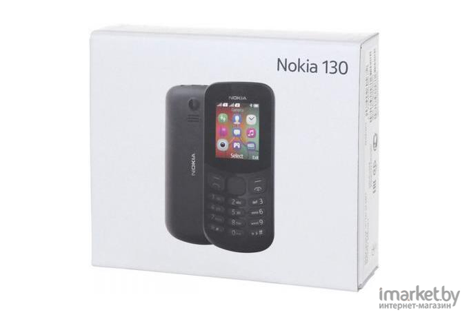 Мобильный телефон Nokia 130 Dual SIM Black 2017 [TA-1017]