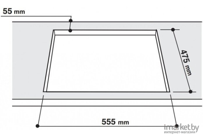 Варочная панель Indesit THP 642 W/IX/I RU