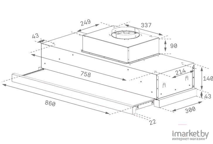 Кухонная вытяжка TEKA CNL 6815 Plus [40436840]