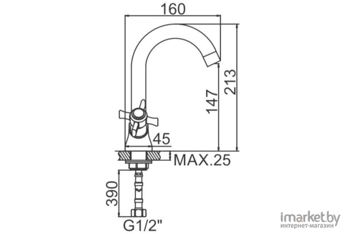 Смеситель Ledeme H11 L1111-2