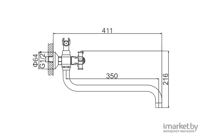 Смеситель Ledeme H11 L2611-2