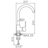 Смеситель Ledeme H44 L4044-2