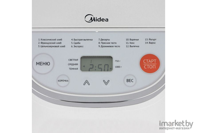 Хлебопечка Midea BM-220Q3-W