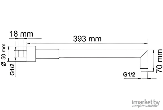 Верхний душ Wasserkraft A019