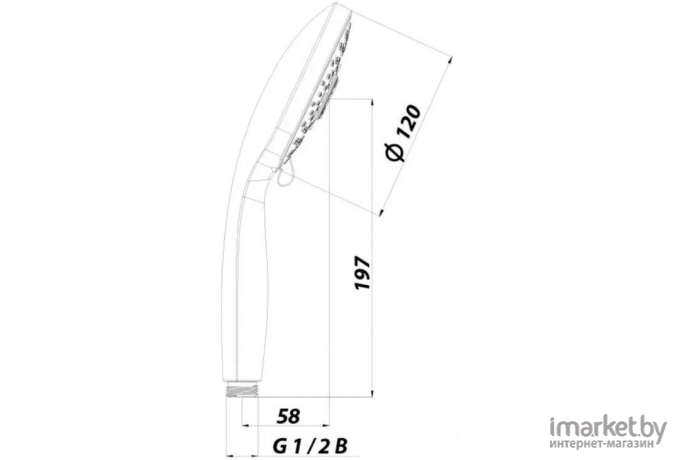 Душевая лейка Lemark LM0315C