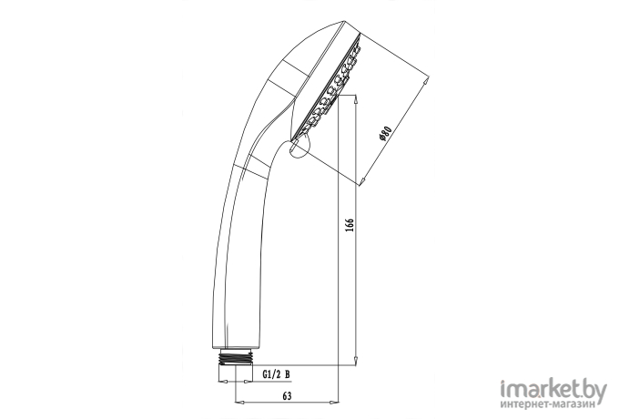 Душевая лейка Lemark LM0223C