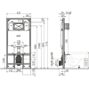 Инсталляция для унитаза Alcaplast AM1101/1200
