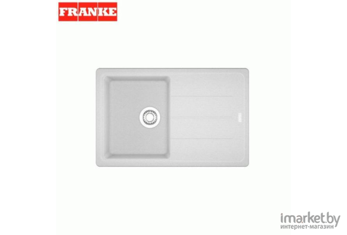 Кухонная мойка Franke BFG 611-78 3,5 оборач., белый,  стоп-вентиль в комплекте [114.0259.929]