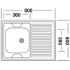 Кухонная мойка КромРус S 420 RUS