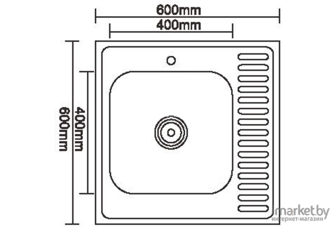 Кухонная мойка Ledeme L96060-R