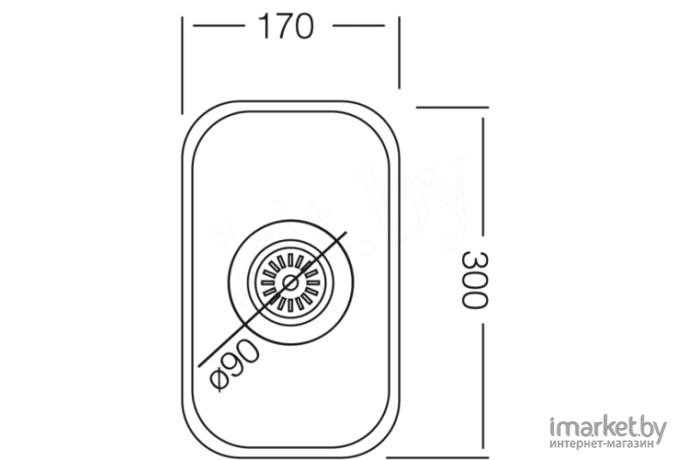 Кухонная мойка Kromevye Undermount EX 003