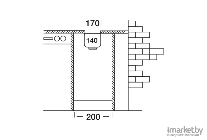 Кухонная мойка Kromevye Undermount EX 003