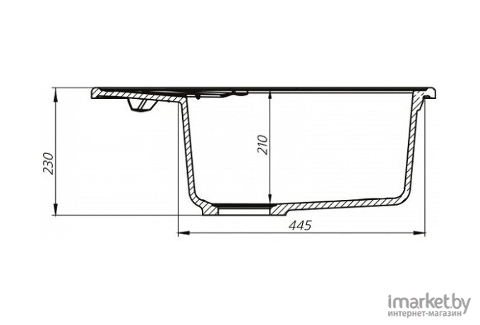 Кухонная мойка IDDIS Kitchen G K09S621i87