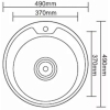 Кухонная мойка Ledeme L64949-6