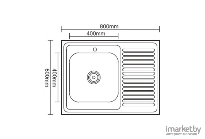 Кухонная мойка Ledeme L68060-L