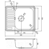 Кухонная мойка IDDIS Strit STR58PRi77