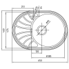 Кухонная мойка IDDIS Suno SUN65SRi77