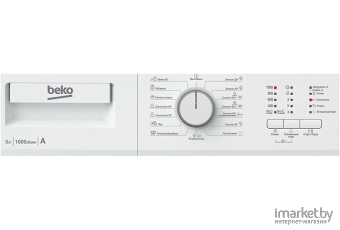 Стиральная машина BEKO WRS 55P1 BWW