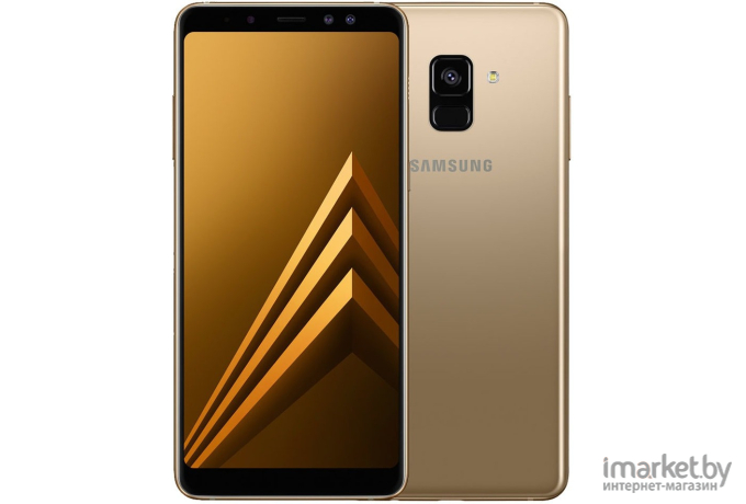 Смартфон Samsung Galaxy A8+ (2018) золотой [SM-A730FZDDSER]