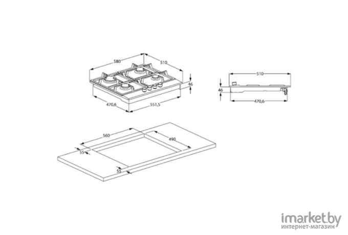 Варочная панель BEKO HIAG 64235 SX