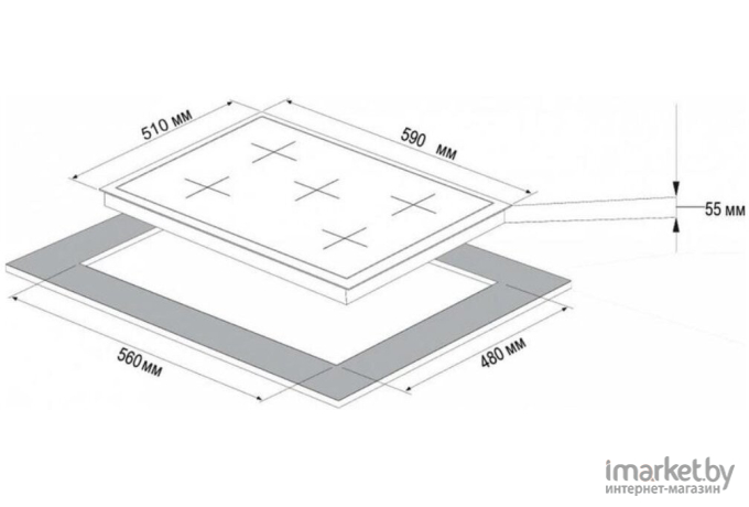 Варочная панель Korting HG 697 CTN