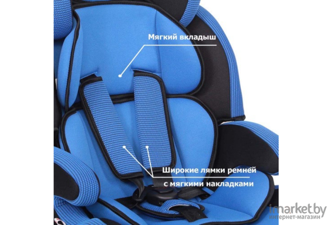 Автокресло Siger Стар Isofix (синий) [KRES0476]