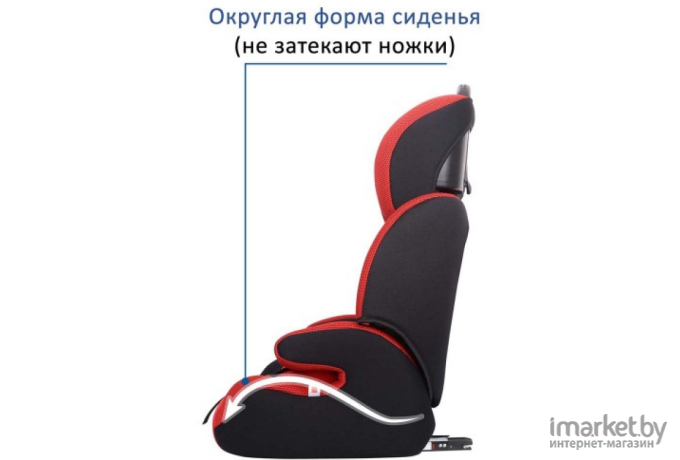 Автокресло Siger Стар Isofix (красный)