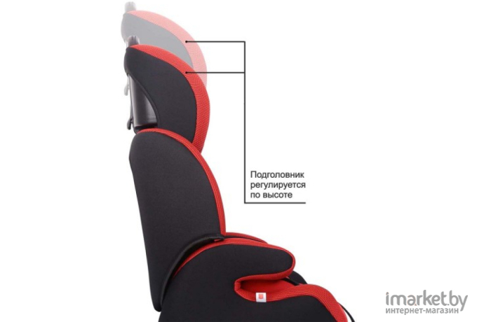 Автокресло Siger Стар Isofix (красный)