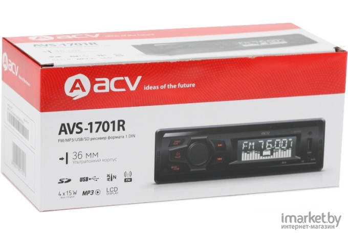 USB-магнитола ACV AVS-1701R