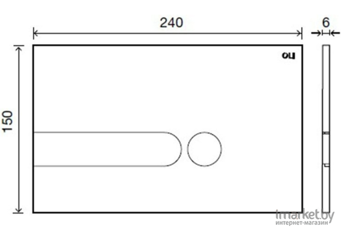 OLI Iplate 670001 (белый)