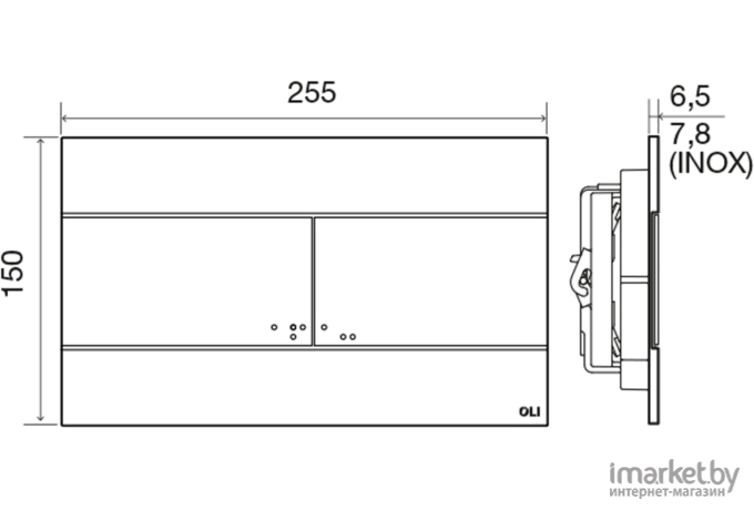 OLI Slim 659055 (черный Soft-touch)