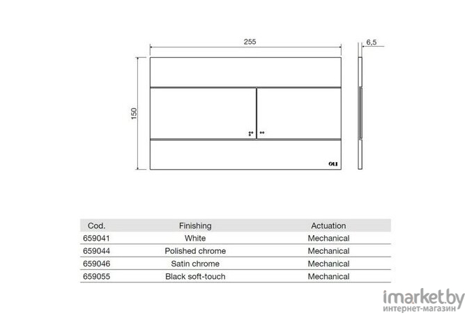 OLI Slim 659055 (черный Soft-touch)