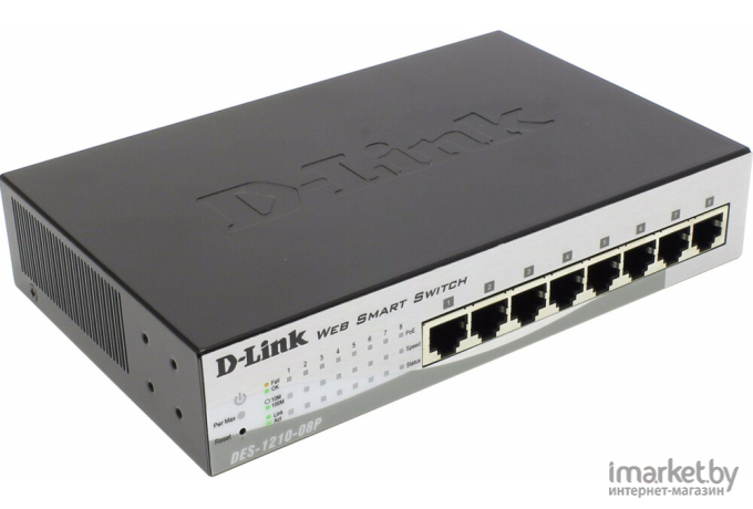 Коммутатор D-Link DES-1210-08P/C2A