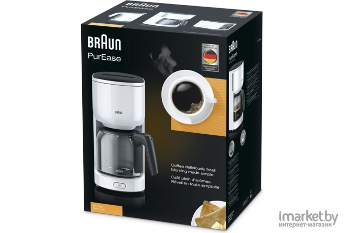 Капельная кофеварка Braun KF3100 WH