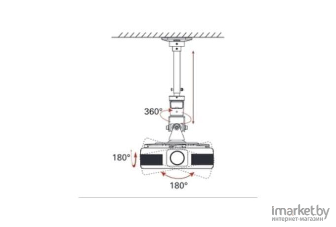 Кронштейн CACTUS CS-VM-PR01L-AL