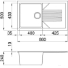 Кухонная мойка Elleci Tekno 400 Aluminium 79
