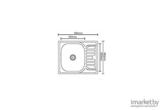 Кухонная мойка Ledeme L95848-L