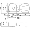 Кухонная мойка Elleci Living 475 Bianco Titano 68