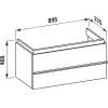 Laufen Case тумба под умывальник [4012520754631]