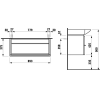 Laufen Case тумба под умывальник [4012520754631]