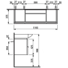 Laufen Case тумба под умывальник [4013020754631]