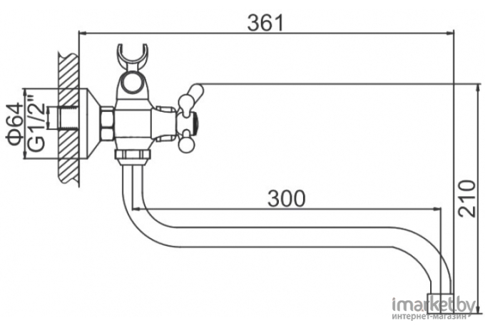 Смеситель Ledeme H17 L2217