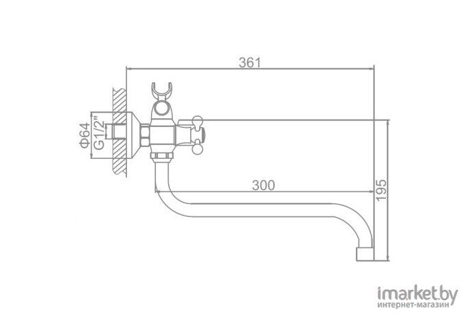 Смеситель Loffrey LF82317