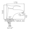 Смеситель Loffrey LF81001