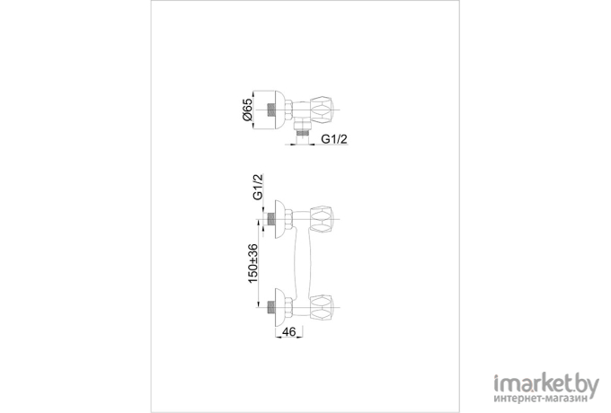 Смеситель Rubineta R-5/K Globo [R50K01]