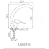 Смеситель Ledeme H28 L5928-B